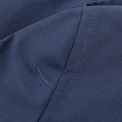 Prada 29y278 Cotton And Polyester Navy Blue Women's Trench Coat