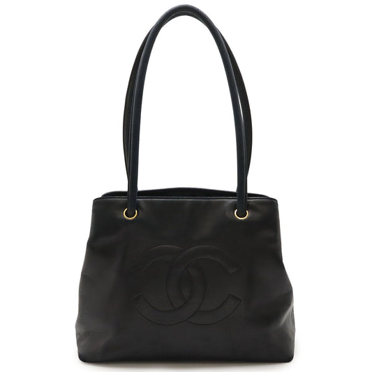 Chanel Coco Mark Tote Shoulder Bag Semi Shoulder Shoulder Lambskin Leather