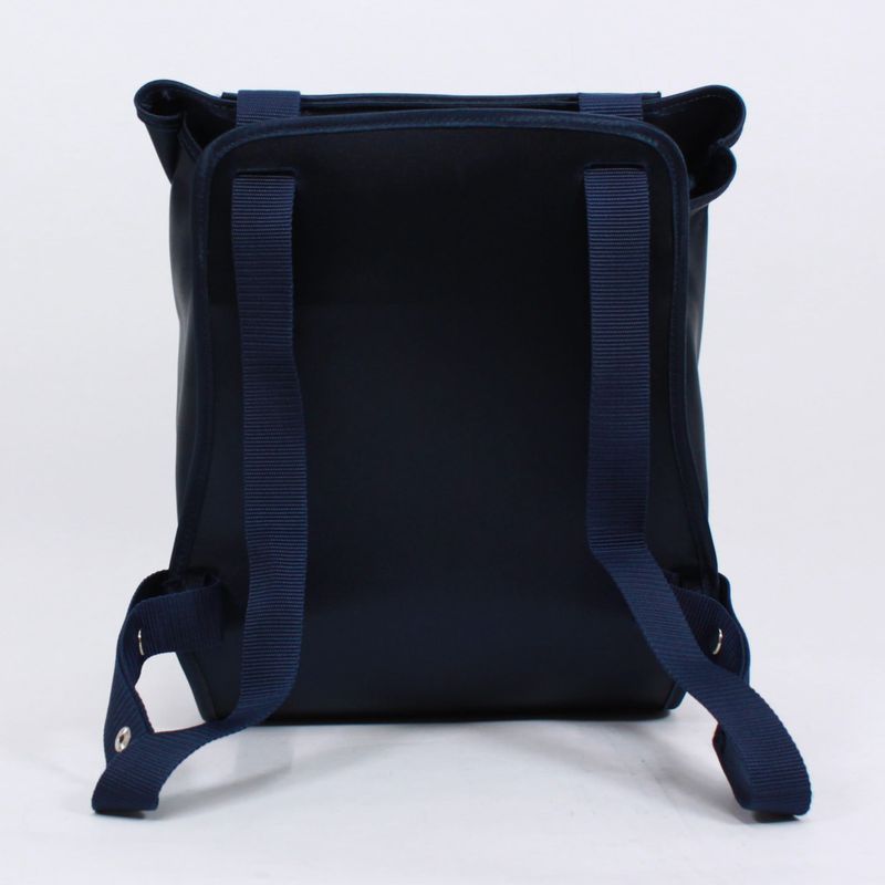 Hermes Sherpa Journey To The Stars Exhibition Backpack Nylon Blue Backpack