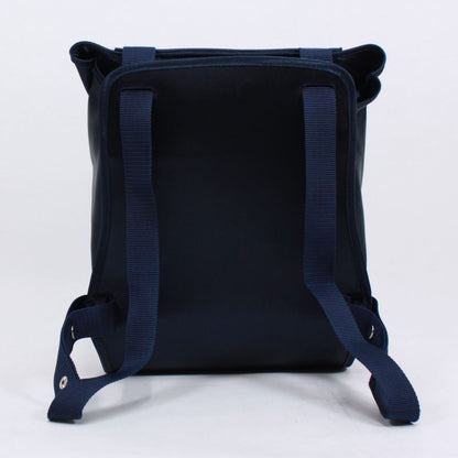 Hermes Sherpa Journey To The Stars Exhibition Backpack Nylon Blue Backpack