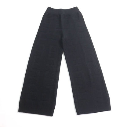 Hermes 22AW 2h2407da 100% Wool H Motif Knit Pants Bottoms Black 34 Made In