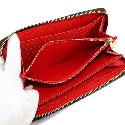 Louis Vuitton Monogram Zippy Wallet Round Zipper Long Wallet Coquelicot M41896