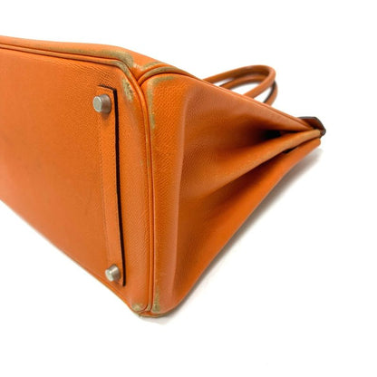 Hermes Handbag Birkin 35 Vaux Epson Orange