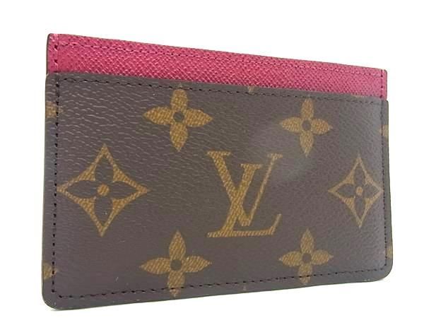 Pattern Louis Vuitton M60703 Monogram Porte Cult Surple Pass Case Card Case