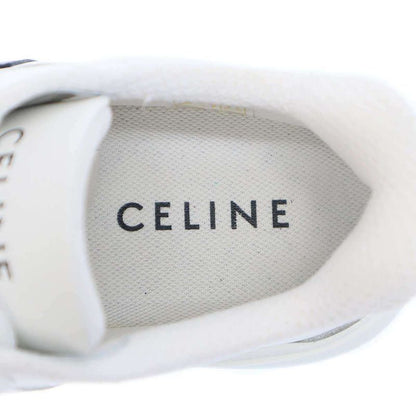 Celine Runner Low Lace-Up Sneaker Low Cut Leather Sneaker Cr-02 White 36