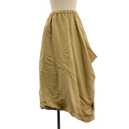 Celine - By Phoebe Philo Phoebe Linen Blend Draped Easy Skirt - 34 - Beige -
