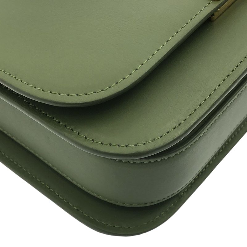 Loewe - Goya Anagram Logo Leather Small Shoulder Bag - Green - Women