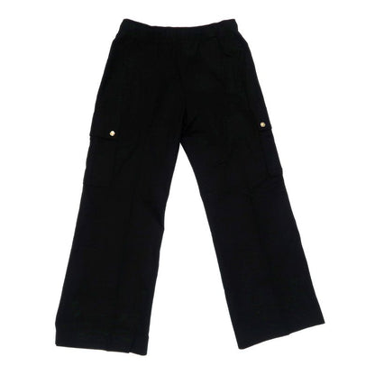 Celine Cargo Pants 2p99a547z 38NO 36 Size Black Gold Hardware Women's
