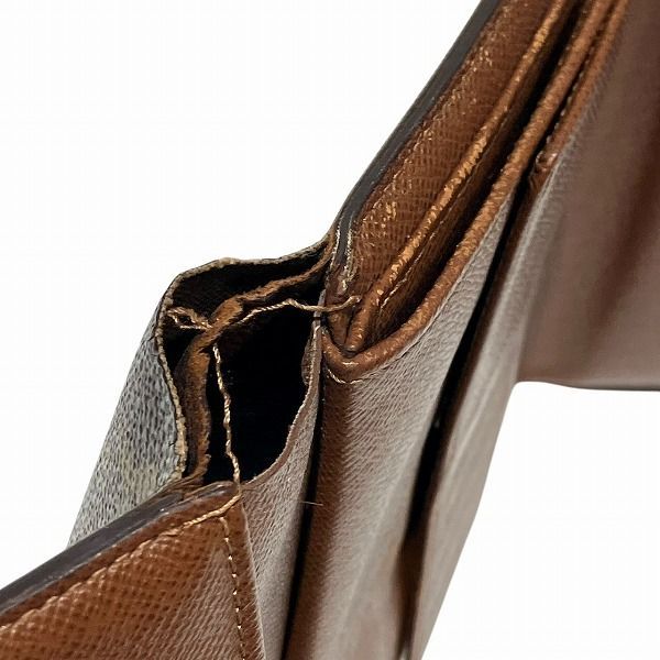 Louis Vuitton Monogram Porte Trésor Etui Chequier M61200 Trifold Wallet Unisex