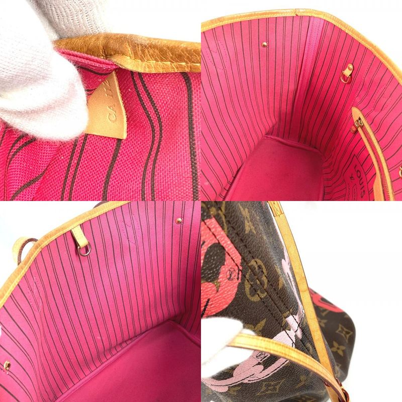 Louis Vuitton Shoulder Bag Neverfull MM Neverfull MM M41991 Monogram Canvas Pink
