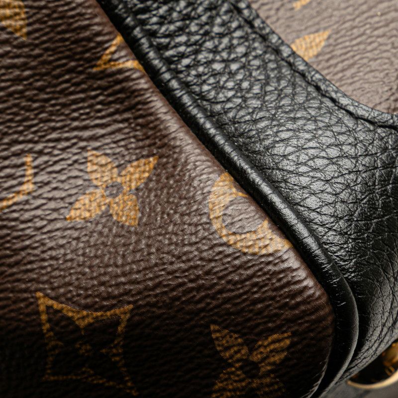 Louis Vuitton Monogram Macassar Retiro PM Shoulder Bag Handbag 2WAY M50058 Noir