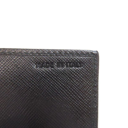 Prada M504a Business Card Holder Logo Hardware Card Case Saffiano Women