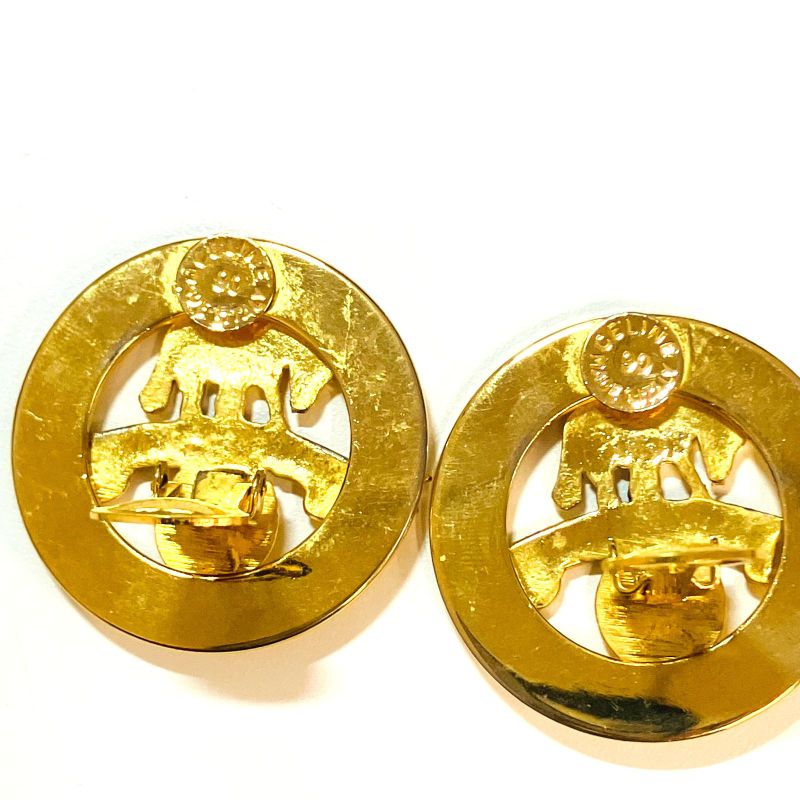 Celine Circle Horse Earrings: X2013
