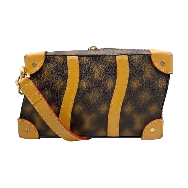 Louis Vuitton Shoulder Bag Soft Trunk M81580 Bruery Monogram Louis Vuitton