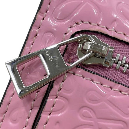 Loewe Folding Long Wallet With Pink Repeat Anagram 107.55f11