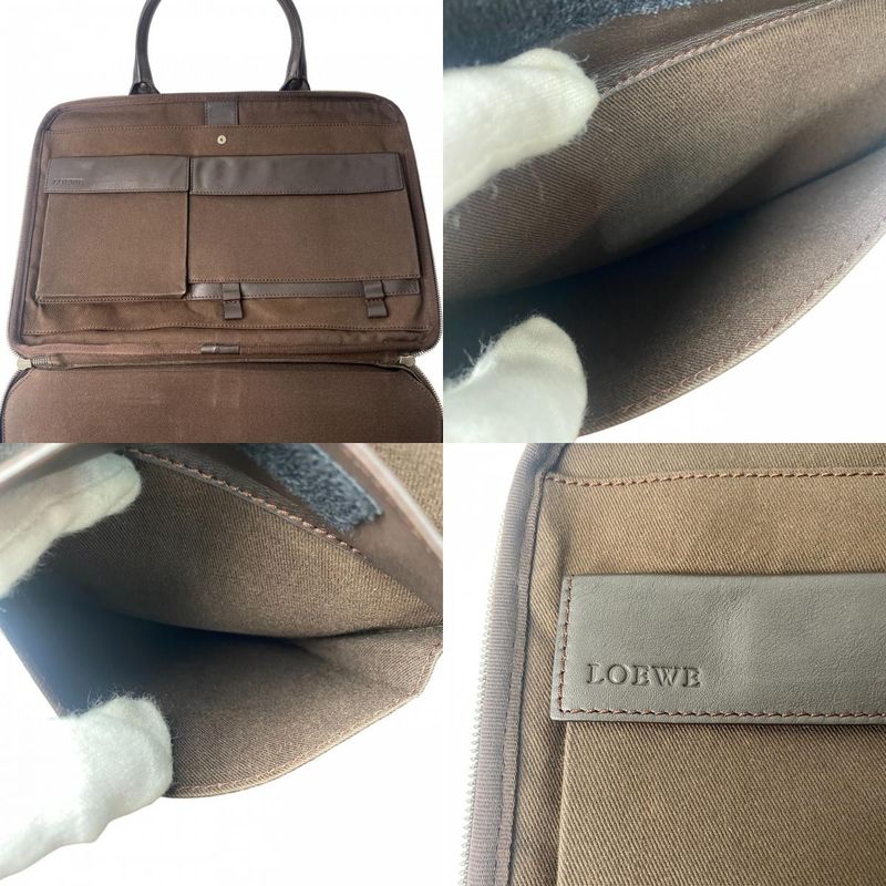 Loewe Men's Anagram Briefcase Business Bag