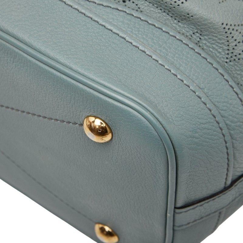 Louis Vuitton Monogram Mahina Stella PM Handbag Shoulder Bag 2WAY M93176 Blue