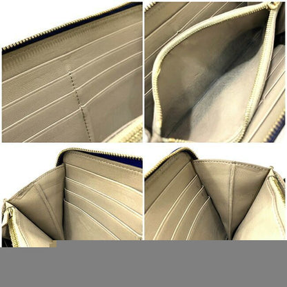 Celine Round Zipper Long Wallet Blue 103973xfl.07in