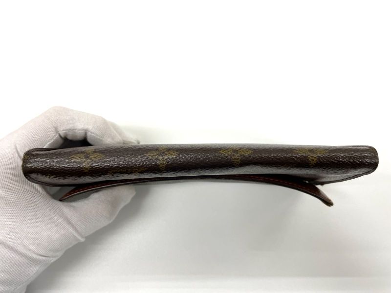 Louis Vuitton Monogram Pochette Portmonnaie Cles Di Long Wallet M61726 Brown