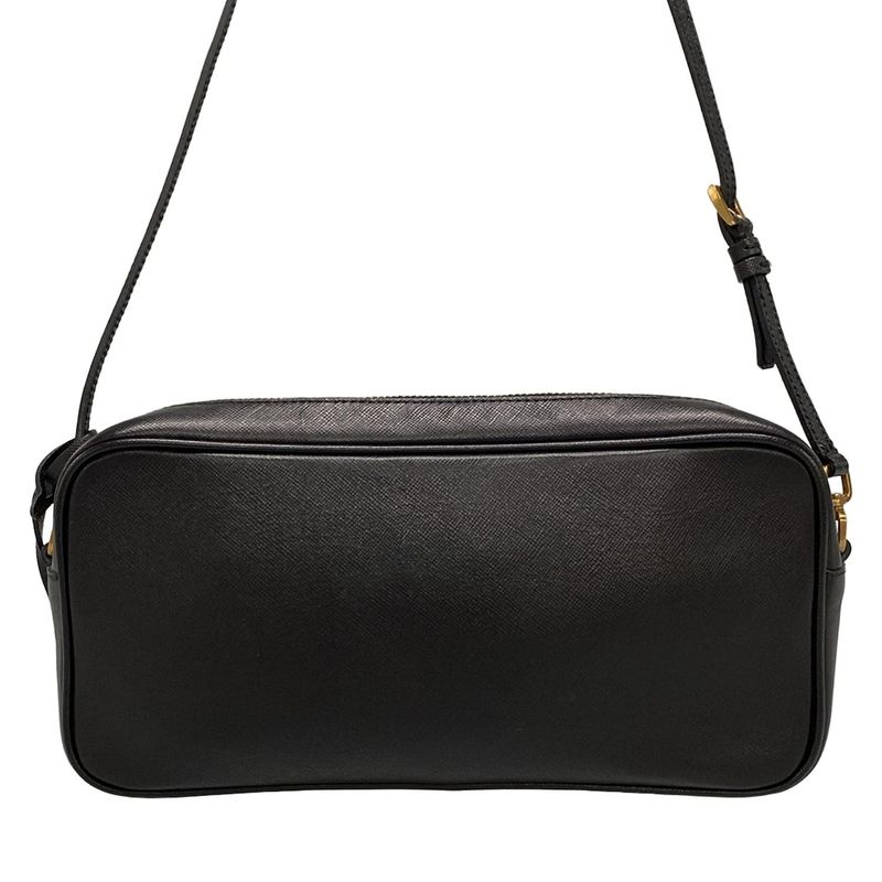 Prada Shoulder Bag - Bt0077 Black Leather