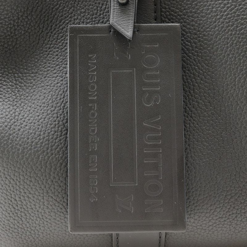 Louis Vuitton City Keepall LV Aerogram Mini Boston M59255 Calf Noir Black Men's