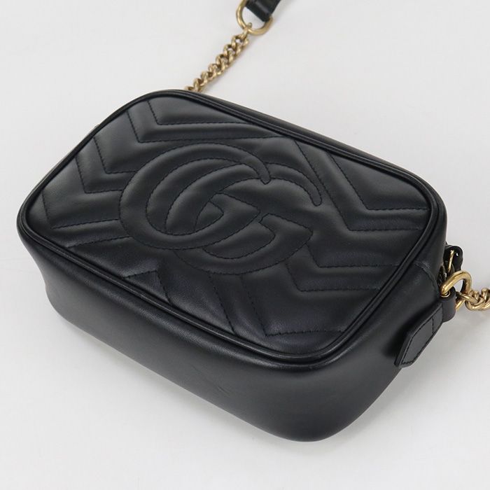 Gucci Mini Camera Bag GG Marmont 448065 Shoulder Bag Quilted Leather Women