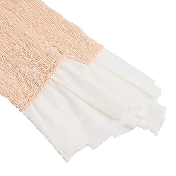 Loewe 20ss Smock Dress Wrinkle Pleats Layered Dress S2106050fa Pinkish & White
