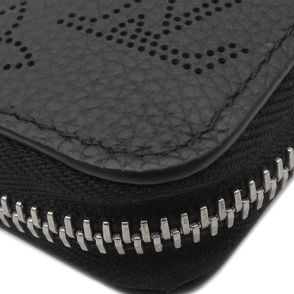 Louis Vuitton Long Wallet Zippy Wallet Monogram Mahina Noir Black Silver