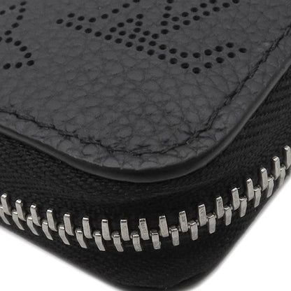Louis Vuitton Long Wallet Zippy Wallet Monogram Mahina Noir Black Silver