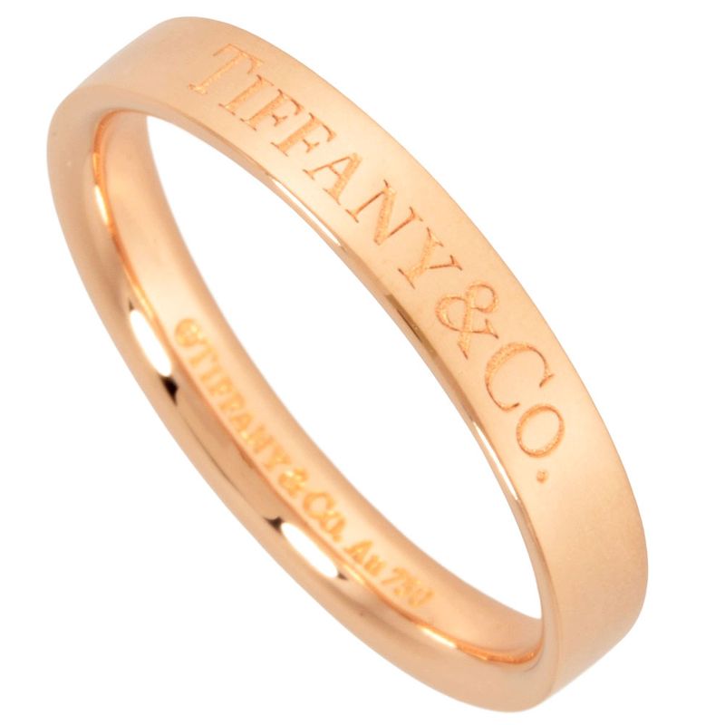 Tiffany & Co Tiffany & Co Band Ring Approx 11 72552504 18K Pink Gold 30g 750 PG