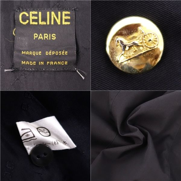 Vintage Celine Coat Trench Coat Cotton