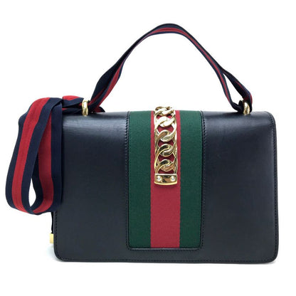 Gucci Sherry Line Sylvie Small Ribbon Shoulder Bag
