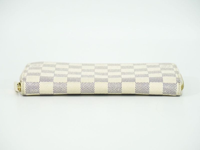 Authentic Louis Vuitton LV Old Shape Zippy Wallet Damier Azure Long Wallet