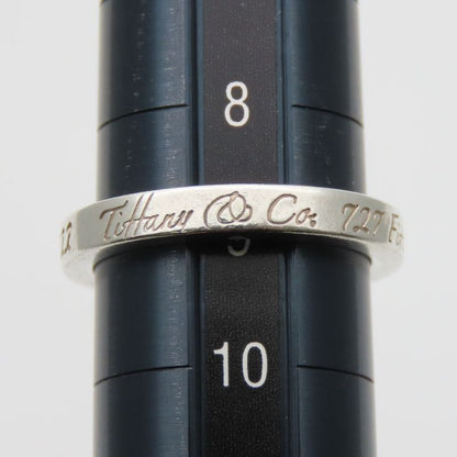 Tiffany & Co Ring / Ring Notes Narrow New York 925 Silver Approx 3.1g Silver