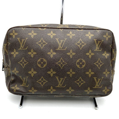 Louis Vuitton Trousse Toilette 23 M47524 Pouch Clutch Bag Brown Monogram Canvas