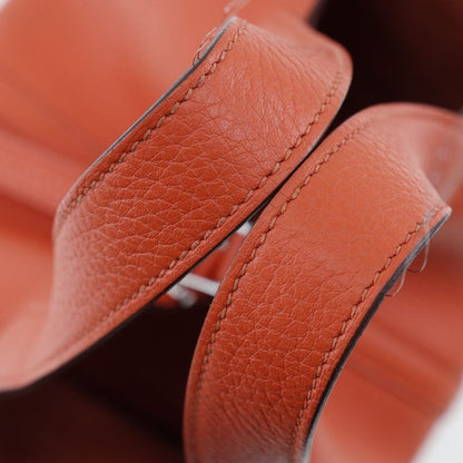 Hermes Picotin Lock PM Taurillon Clemence Orange/silver Hardware X Ladies