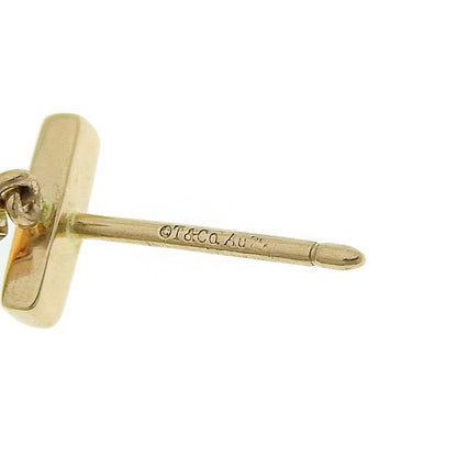 Tiffany & Co T-wire Bar Earrings 18K Pink Gold 750 Pink Gold Earring Accessories