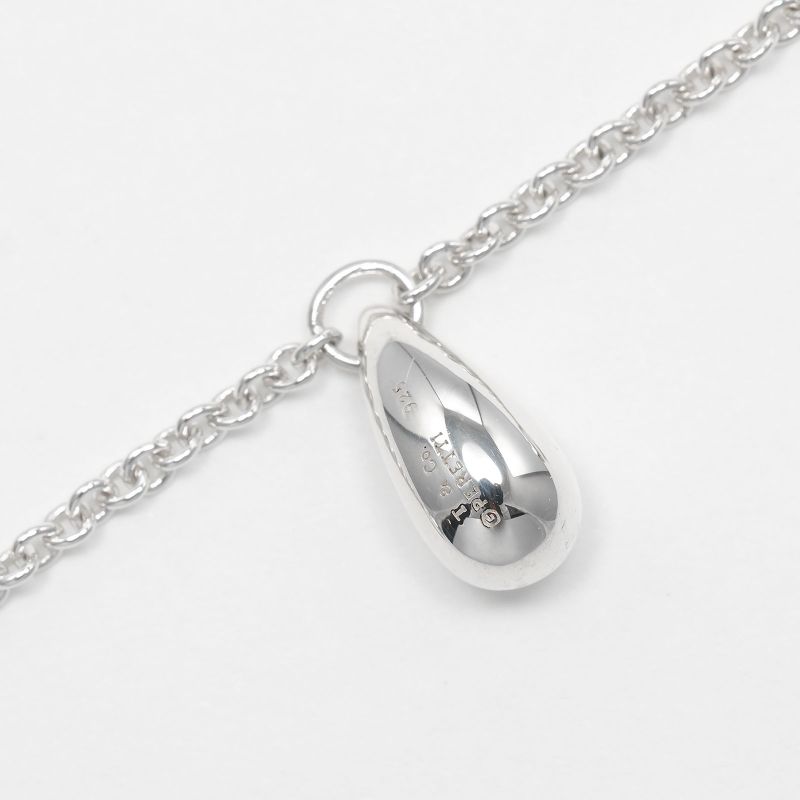 Tiffany & Co Teardrop 5 Motif Silver 925 Ladies 6.2g Bracelet