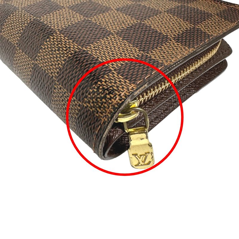Louis Vuitton N61668 Damier Wallet With Zipped Pocket For Cards Compact Zipped