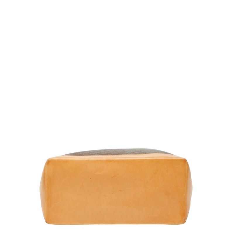 Celine Macadam Tote Shoulder Bag Brown PVC Leather Women's Celine