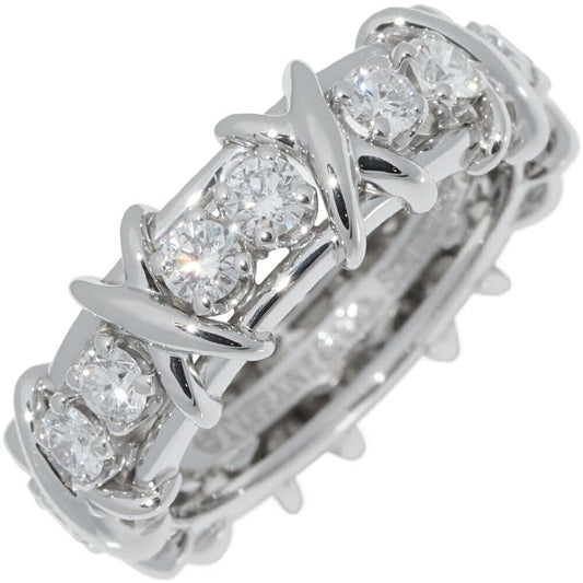 Tiffany & Co Ring Pt950 16 Diamonds (114ct) Jean Schlumberger 16 Stone Ring