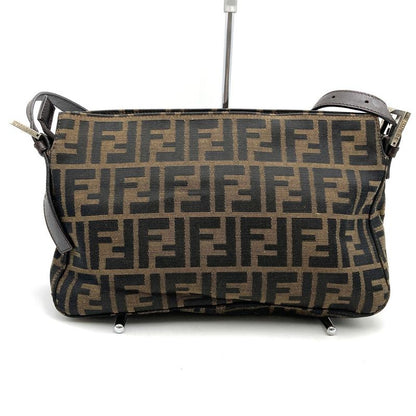 Fendi 222825566 Zucca Shoulder Bag Mamma Bucket Canvas Brown Women