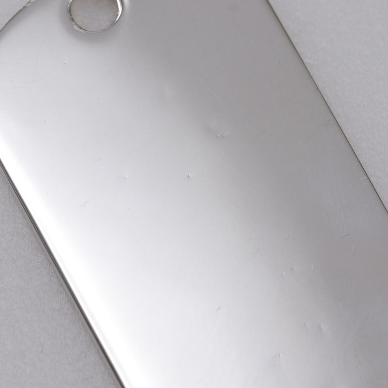 Gucci Dog Tag Plate Silver 925 Unisex 19.0g Pendant Top