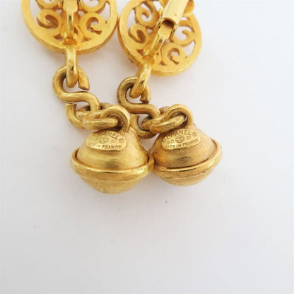Chanel Gold Plated 95P Ladies 14.2g Earrings With Bells