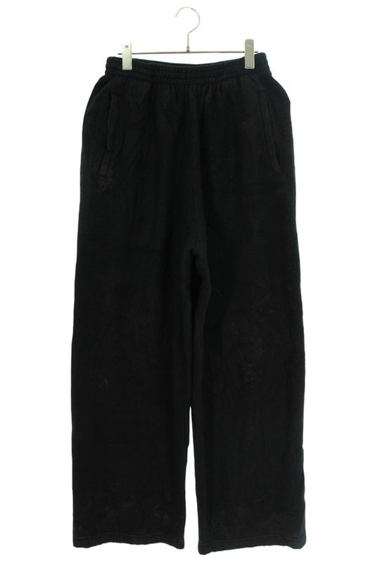 Balenciaga 23AW 744513 Tjq32 Dirty Finish Fleece Long Pants Men's M