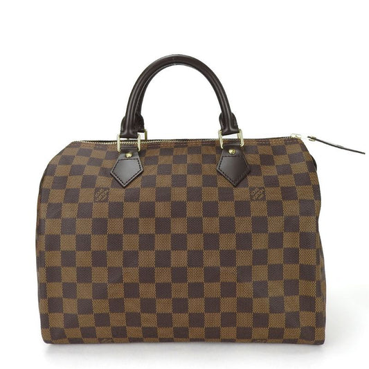 Louis Vuitton Handbag Speedy 30 N41531 Damier Brown Gold Hardware Old Shape