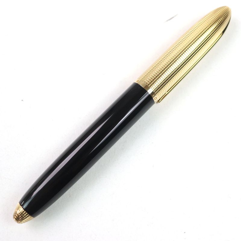 Louis Vuitton Dock Lacquer Capped Ballpoint Pen Black Gold Made In France Men's