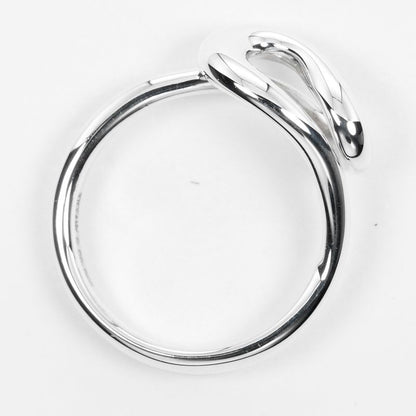 Tiffany & Co Open Wave Silver 925 Size 9 Ladies' 3.2g Ring