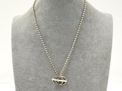 Gucci Interlocking G Necklace Sv925 Silver 216435