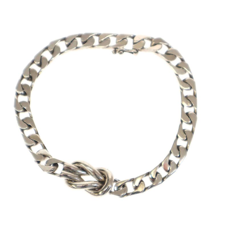 Tiffany & Co Tiffany & Co Infinity Knot Chain Bracelet in Silver